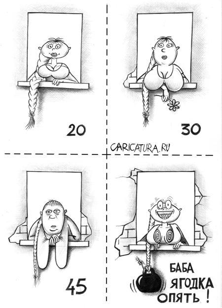 Карикатура "Возраст", Сергей Корсун