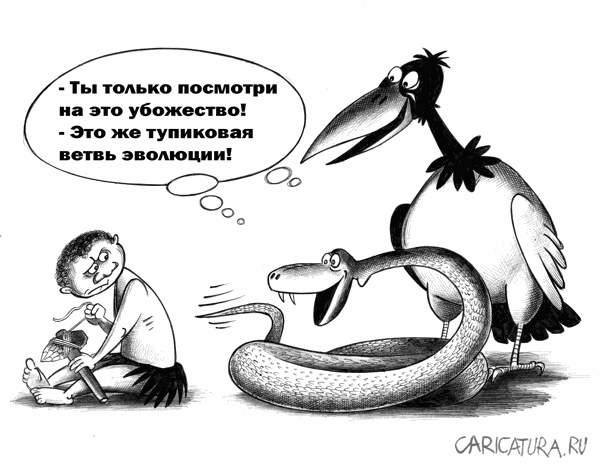 Карикатура "Заблуждение", Сергей Корсун