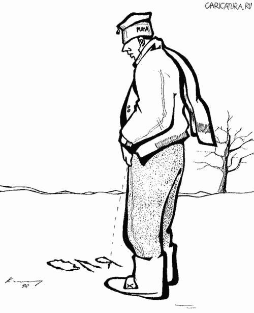 Карикатура "Зимняя элегия", Игорь Коваленко
