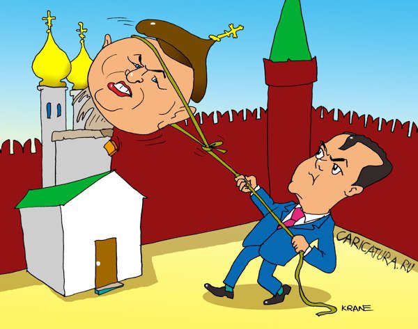 Карикатура "Отставка Лужкова", Евгений Кран
