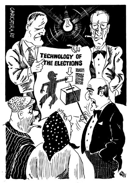 Карикатура "Экспорт демократии", Владимир Кремлёв