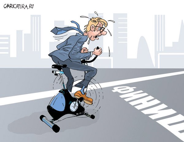 Карикатура "Лидер", Владимир Кремлёв