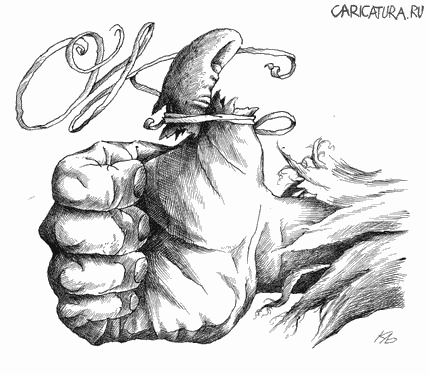 Карикатура "OK", Серик Кульмешкенов