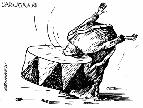 Карикатура "Барабан", Михаил Ларичев