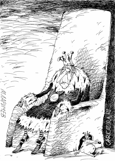 Карикатура "Мышка", Михаил Ларичев