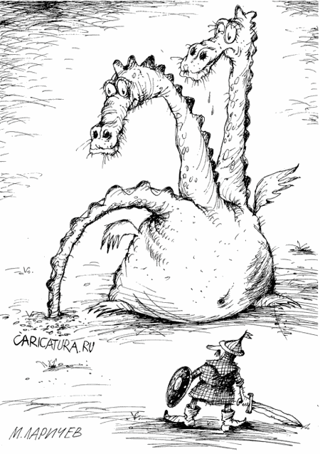 Карикатура "Страрыныч...", Михаил Ларичев