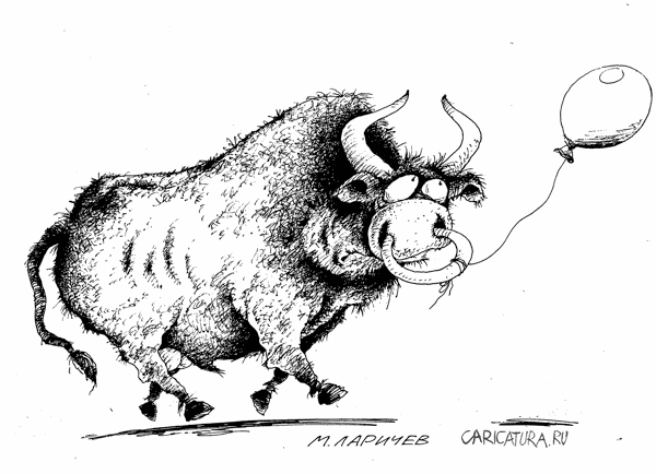 Карикатура "Ведомый", Михаил Ларичев