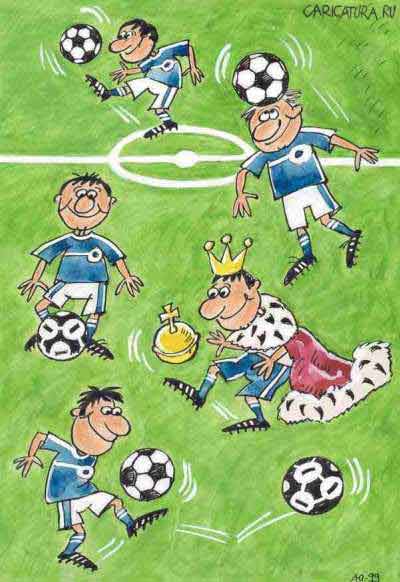 Карикатура "Футбол", Юлия Лищенко