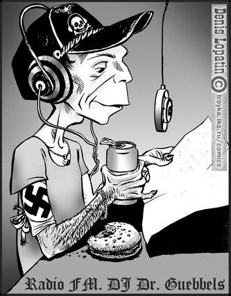 Карикатура "Геббельс", Денис Лопатин
