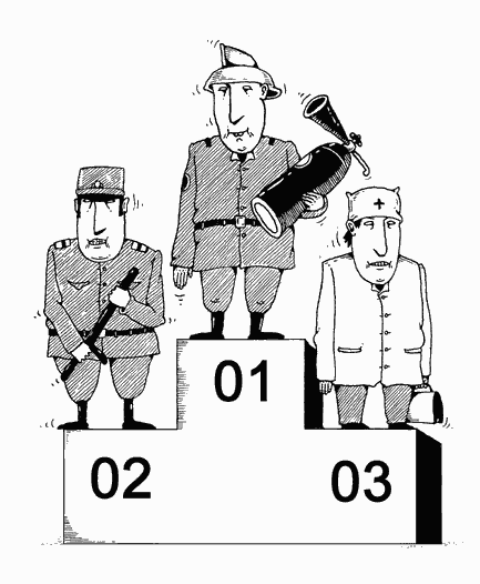 Карикатура "01,02 ,03", Игорь Лукьянченко