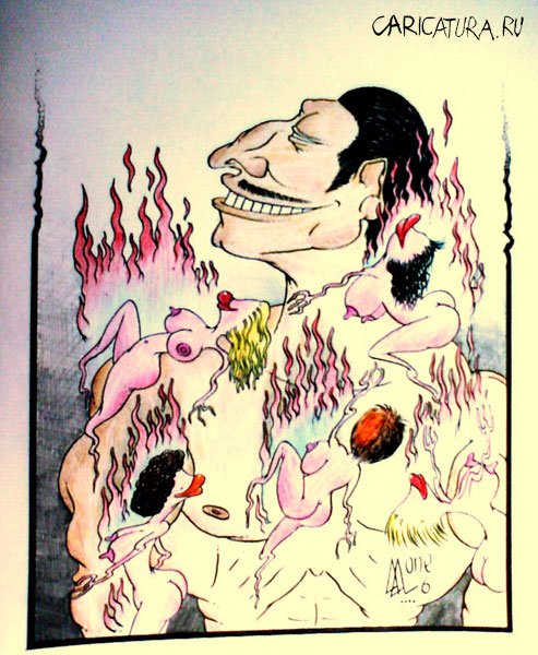 Карикатура "Напалм", Андрей Лупин