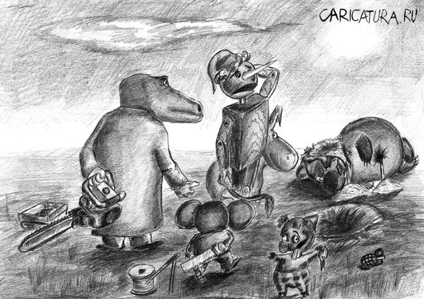 Карикатура "Подвиг донора", Олег Малянов