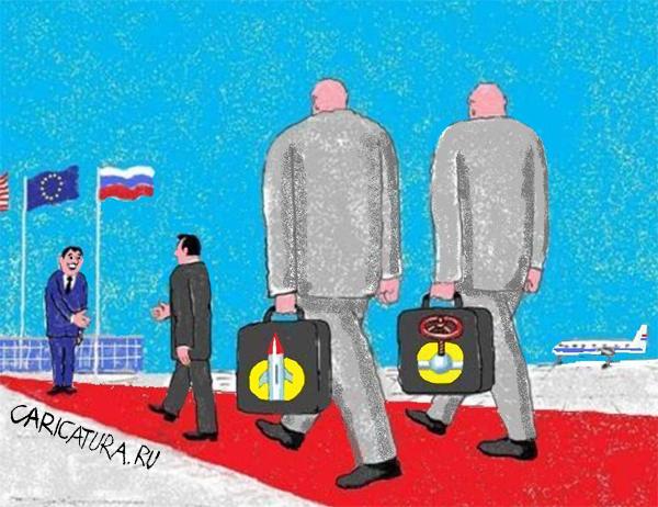Карикатура "Наш президент и его инструмент", Александр Матис