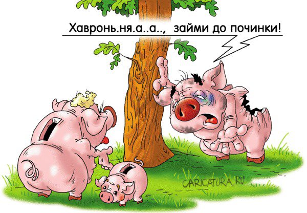 Карикатура "Брешь в бюджете", Александр Ермолович