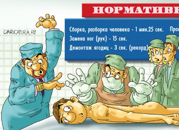 Карикатура "Экзамен в меде (2040 год)", Александр Ермолович