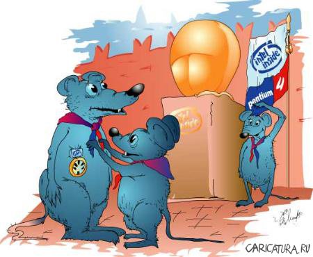Карикатура "Mouse awards", Алексей Молчанов