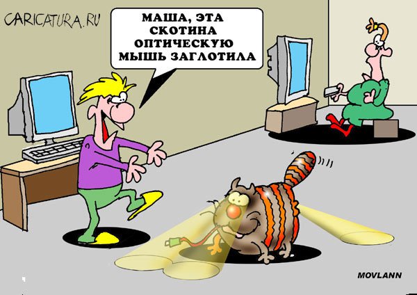 Карикатура "Оптика", Владимир Морозов