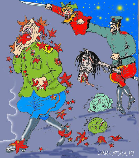 Карикатура "Враг народа", Игорь Никитин