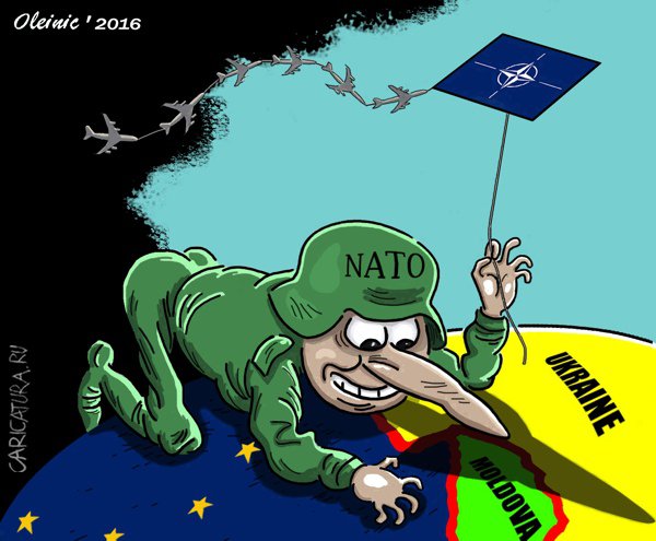 Карикатура "НАТО", Алексей Олейник