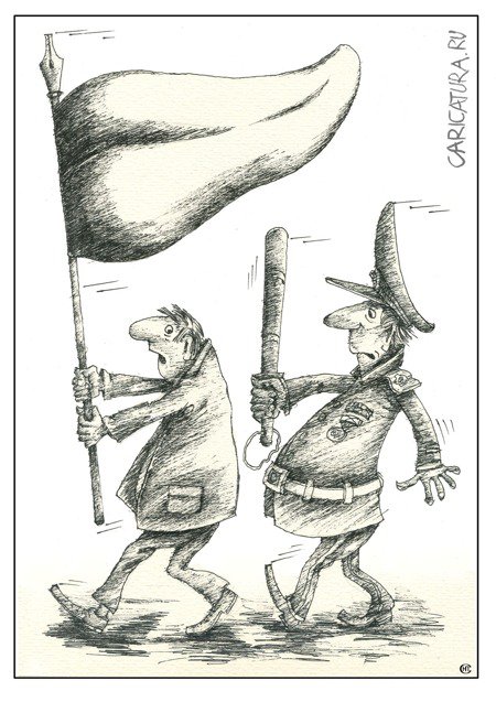 Карикатура "Цензор", Николай Свириденко