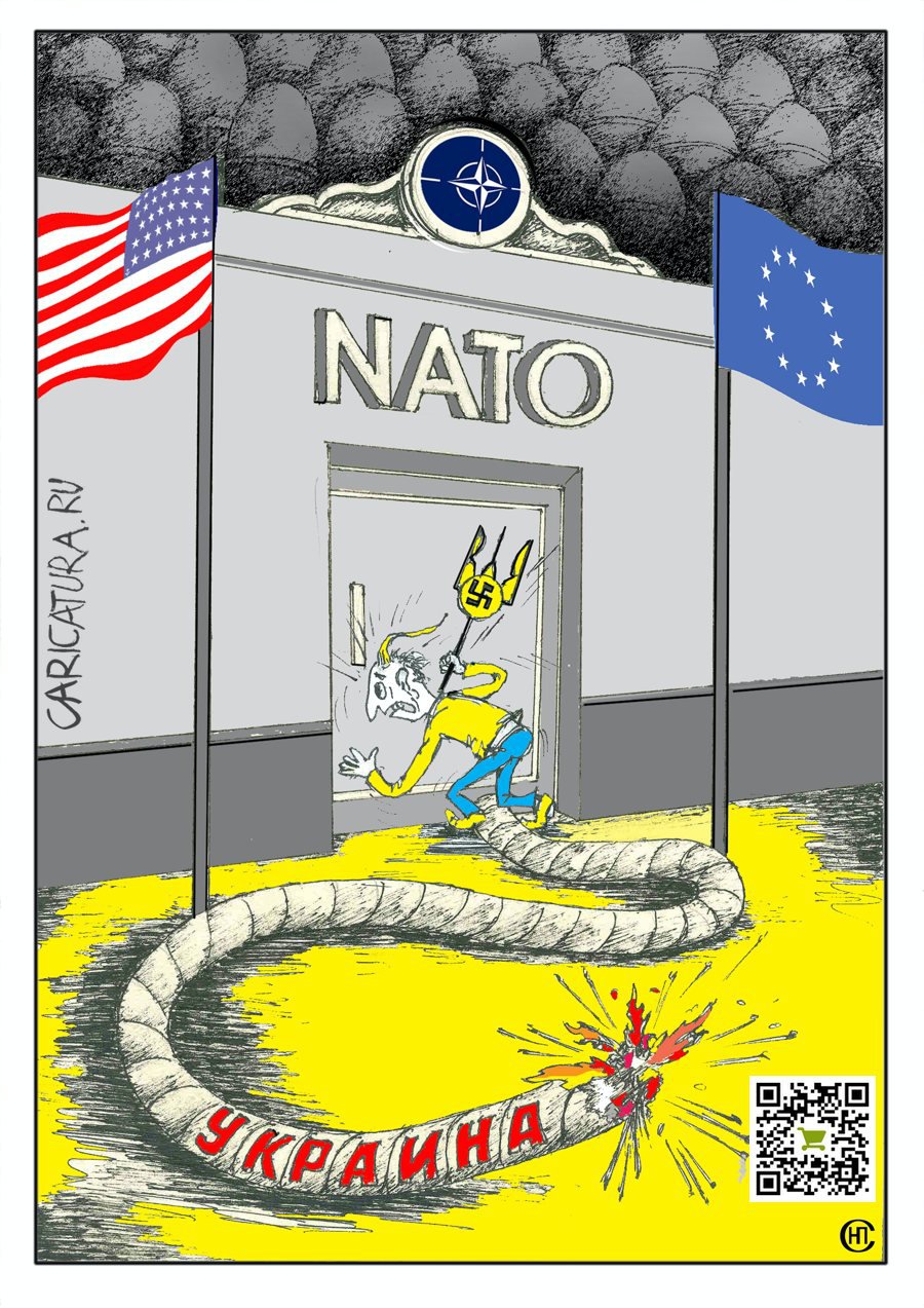 Карикатура "Укро-шут Наполеон", Николай Свириденко