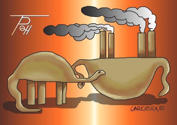 Карикатура "Экология", Фам Ван Ты