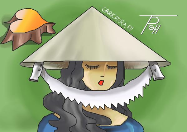 Карикатура "Шляпа", Фам Ван Ты