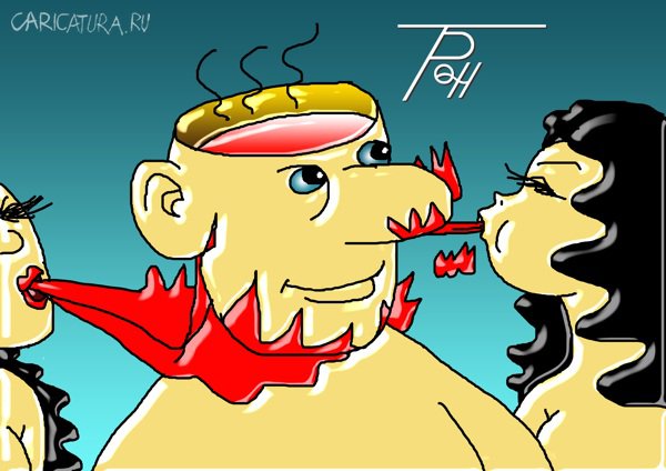 Карикатура "Языки", Фам Ван Ты