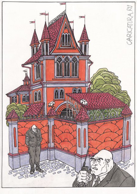 Карикатура "Картинки с выставки №1", Артур Полевой