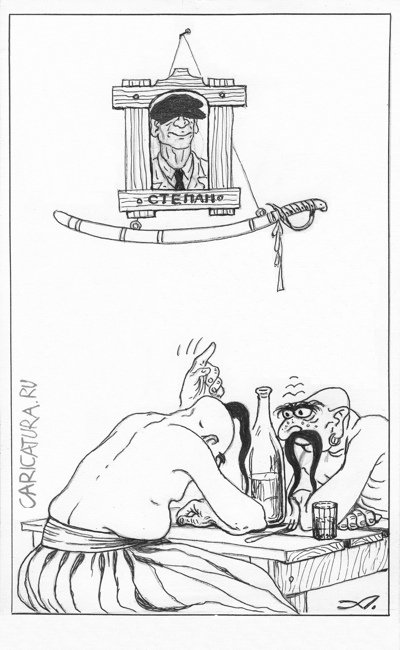 Карикатура "УПА - азбука Майдана", Артур Полевой