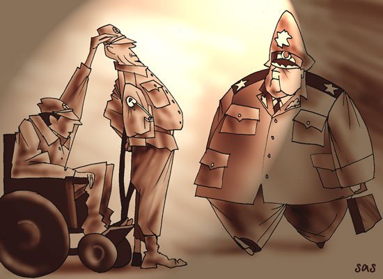 Карикатура "Честь имею", Сергей Самсонов