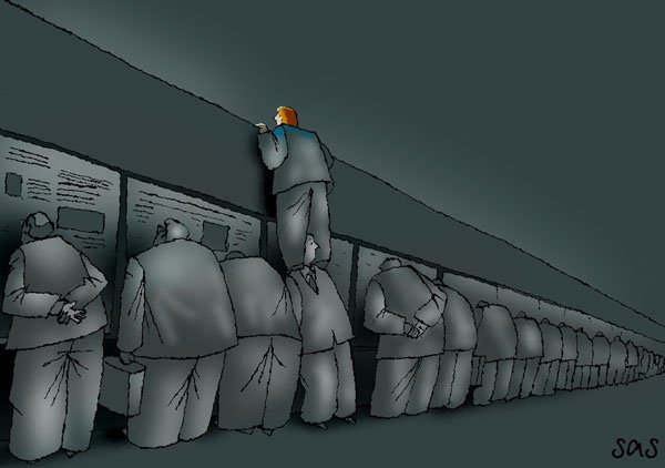 Карикатура "Летять утки - 6", Сергей Самсонов