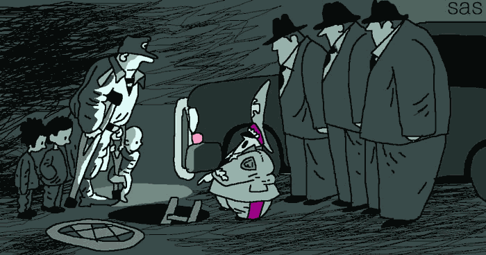 Карикатура "Непорядок", Сергей Самсонов