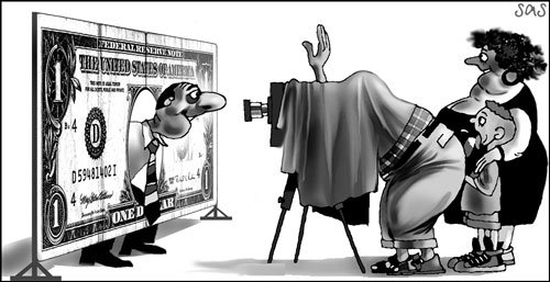 Карикатура "Популярное фото", Сергей Самсонов