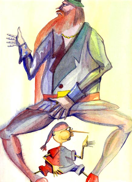 Карикатура "Танец", Марат Самсонов