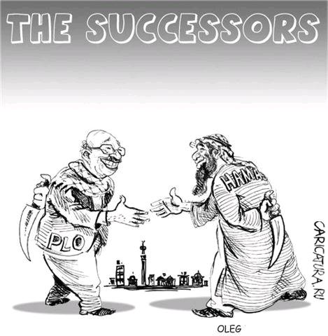 Карикатура "The successors", Олег Ш