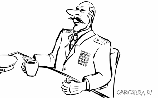 Карикатура "Шоколадный орден", Николай Шагин