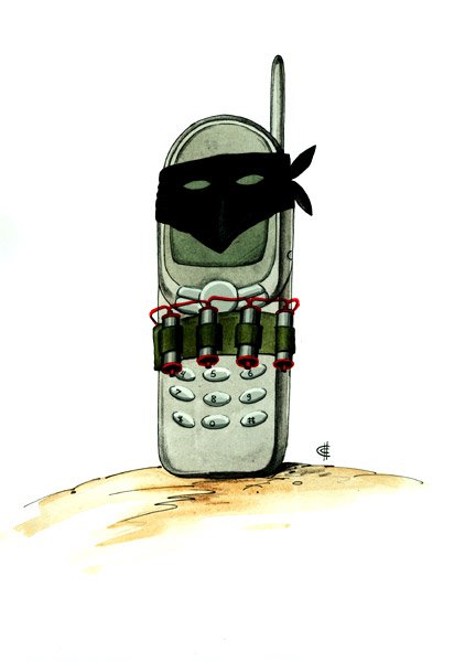 Карикатура "Бандит", Сергей Сиченко