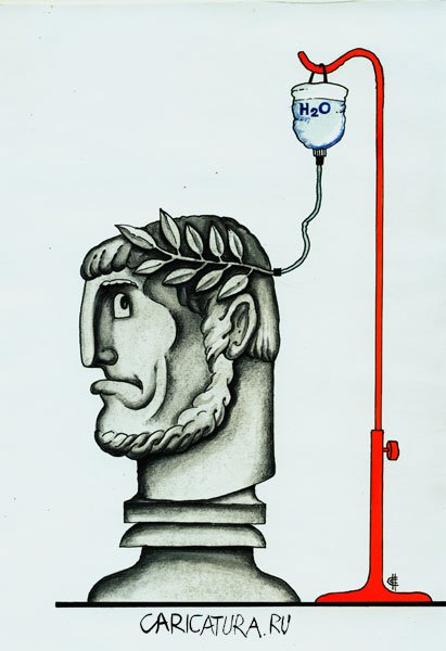 Карикатура "Питание", Сергей Сиченко