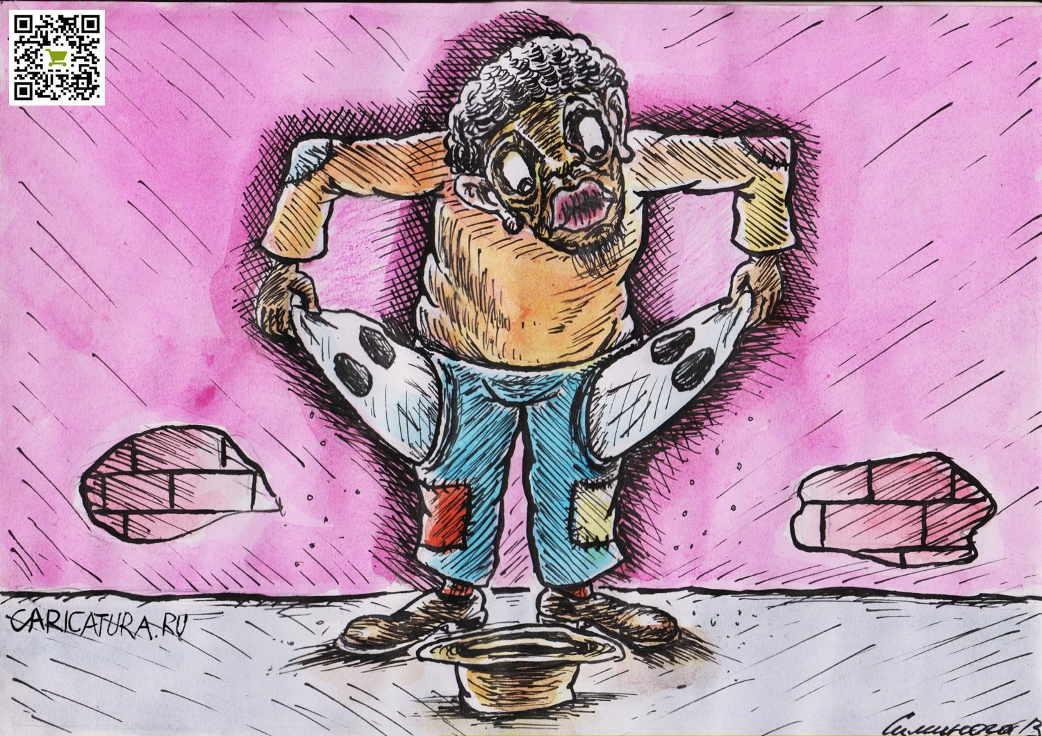 Карикатура "Бедность", Vadim Siminoga