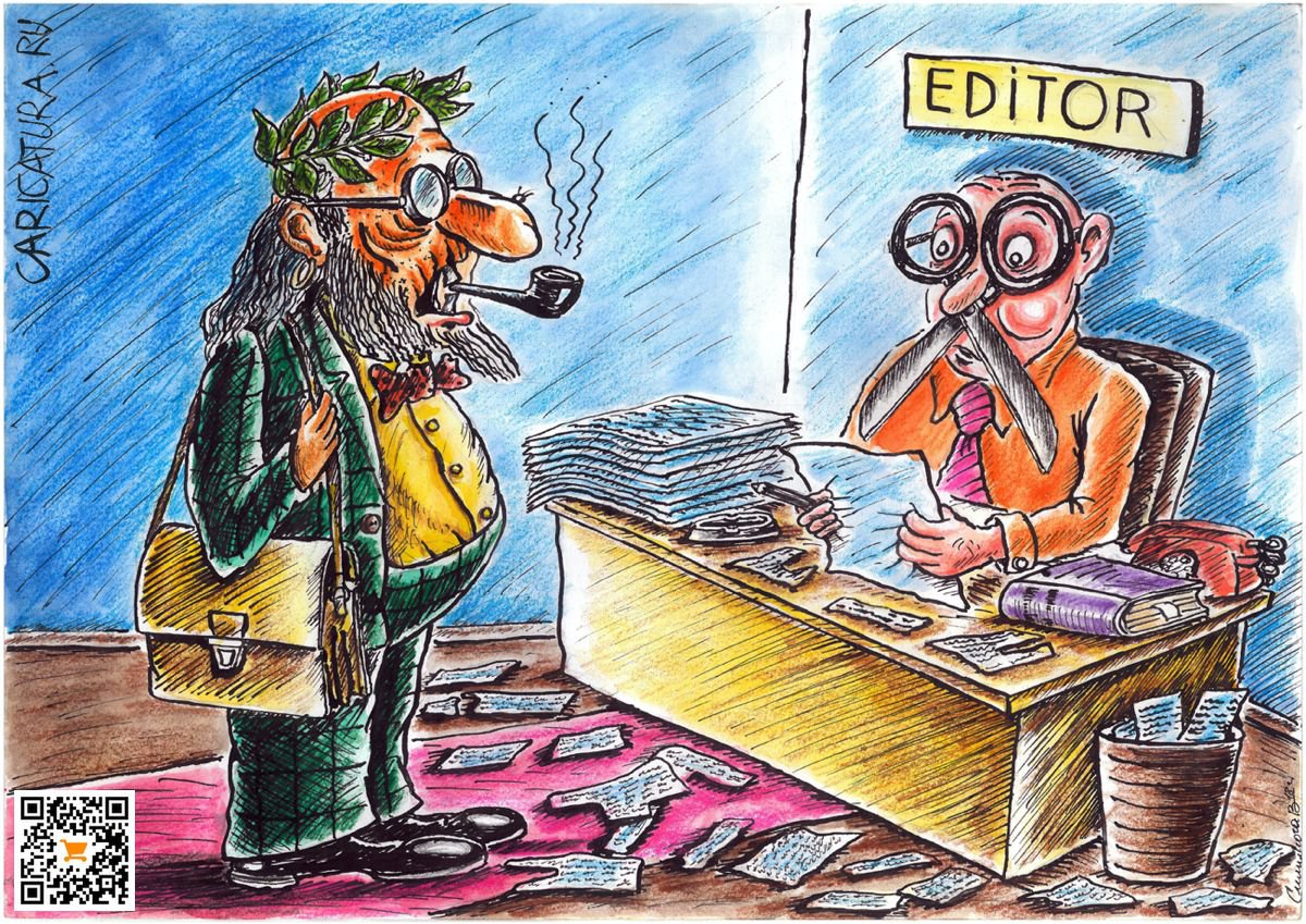 Карикатура "Редактор", Vadim Siminoga
