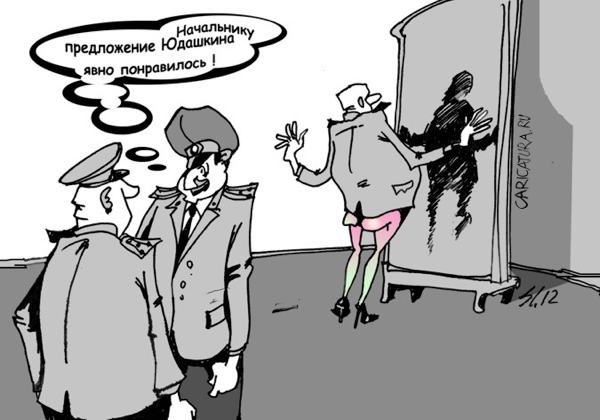 Карикатура "Генерал", Вячеслав Шляхов