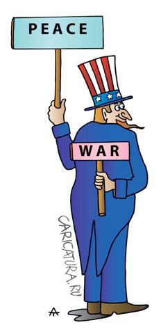 Карикатура "Война и мир", Алексей Талимонов