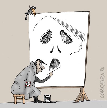 Карикатура "Автопортрет", Валерий Тарасенко