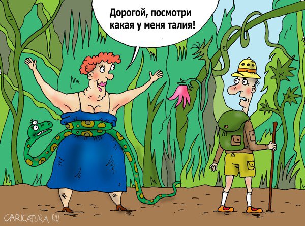 Карикатура "Красота - страшная сила", Валерий Тарасенко