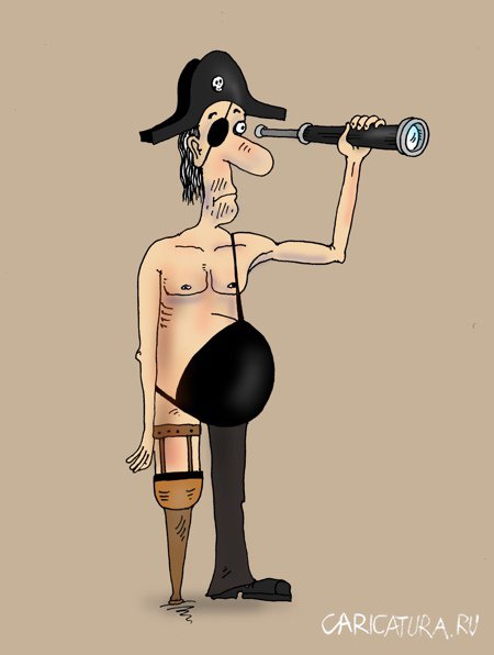 Карикатура "Прожорливое брюшко", Валерий Тарасенко