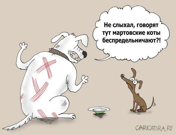 Карикатура "Тяжелая пора", Валерий Тарасенко