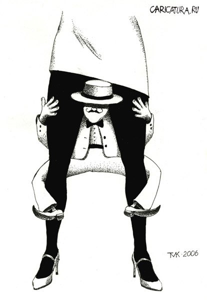 Карикатура "Ловкость", Мавлюд Таштанов