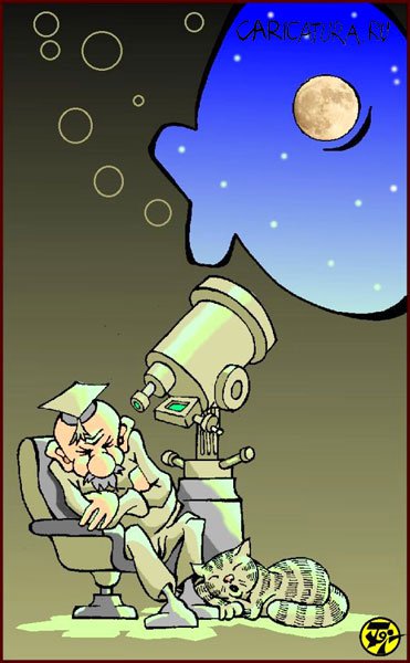Карикатура "Ночная тишина", Петр Тягунов