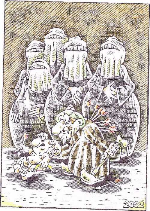Карикатура "Стрела", Петр Тягунов